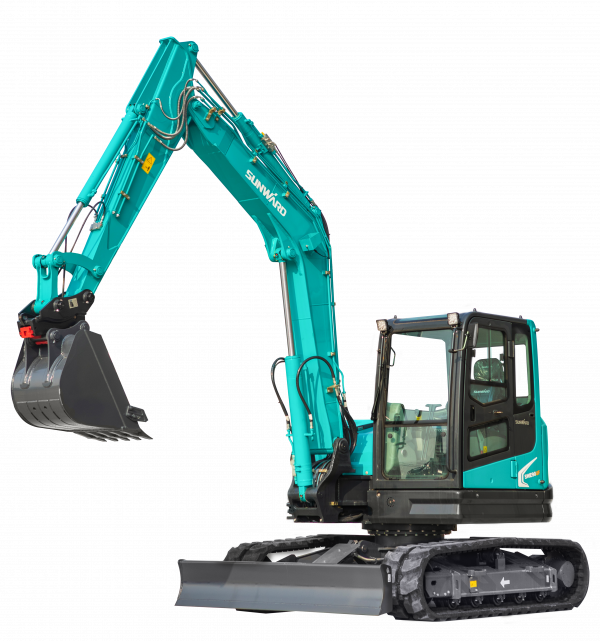 MINIEXCAVADORA SWE90UF SUNWARD DE 9 TONELADAS DE PESO